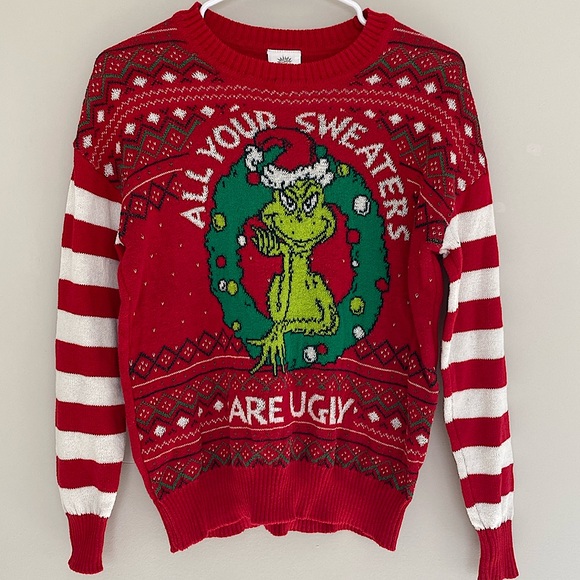 The Grinch Sweaters - 🎄🌟The Grinch ALL YOUR SWEATERS ARE UGLY Ugly Christmas Sweater Holiday Gift M